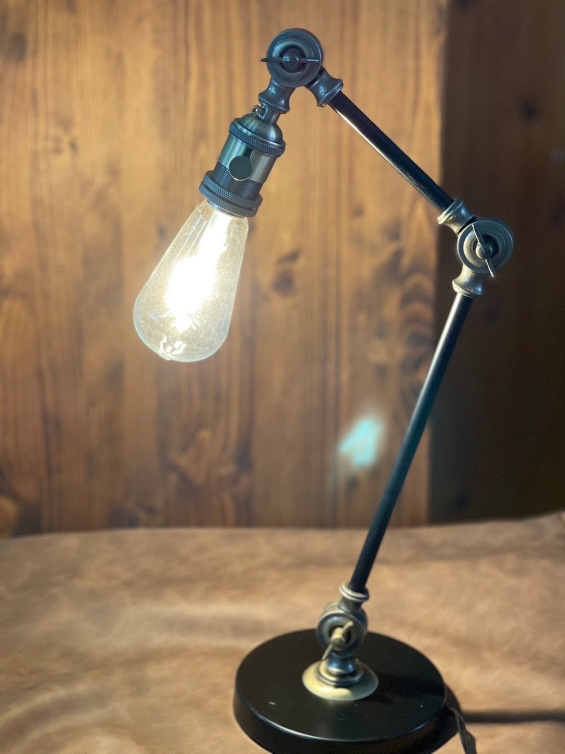 【選べるLED電球付き】テーブルランプ　 ライト 　照明　リビング ダイニング 　寝室　店舗 インテリア インダストリアル ヴィンテージ アンティーク オールドニューヨーク - 4