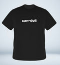 tシャツ メンズ 半袖 レディース can-doll ロゴ入りＴシャツ 厚手 男女兼用 キッズ 大きいサイズ 綿 コットン ブラック 黒  120cm-3XL クルーネック プリント スポーツ トップ - 2