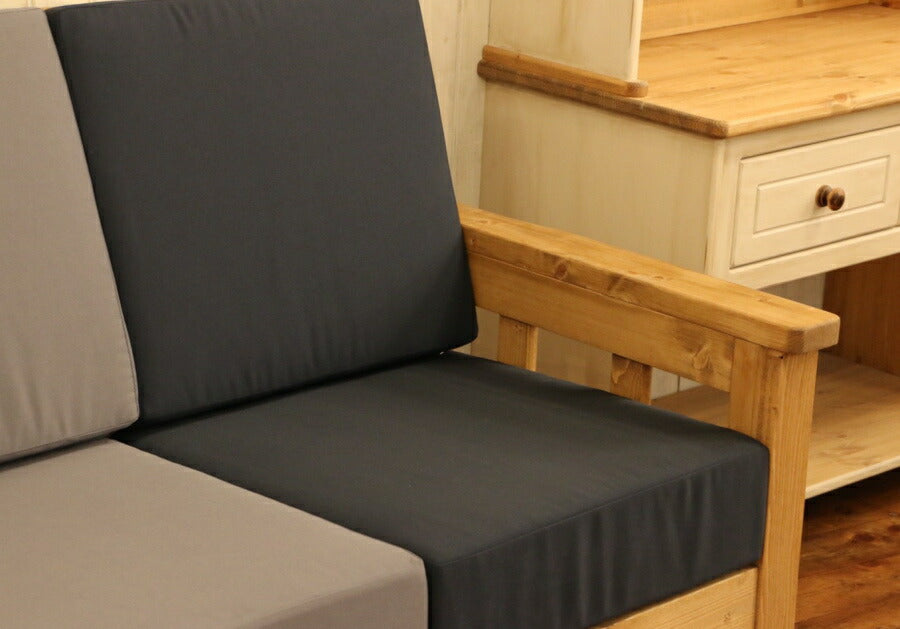 【座面のみ】替えカバー単品　ベンチソファ用 専用 ソファベンチ イス カントリー家具 ナチュラル家具 替えカバー 洗い替え用 チャック リビング セット ナチュラル おしゃれ クッション レザー 合皮 - 10