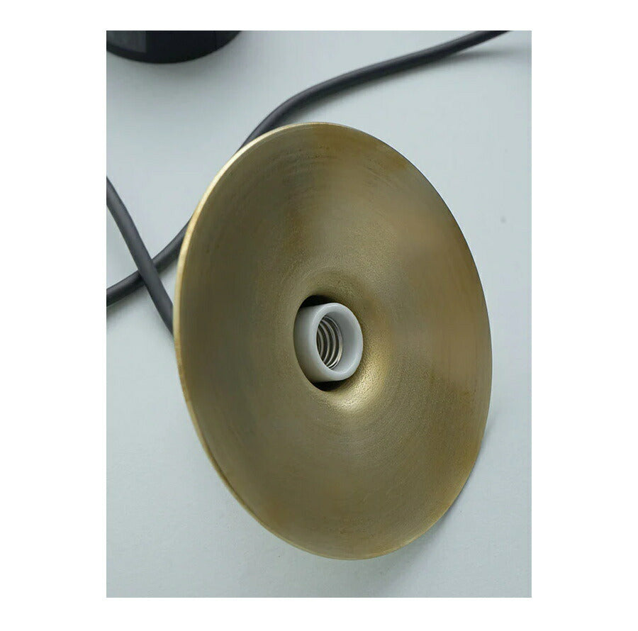 【 LED電球 付き 】1灯 ペンダントランプ KT brass - KT・ブラス -  真鍮 シェード 丸型 引っ掛けシーリング対応 取り付け簡単 天井照明 新築 リフォーム リノベーション 照明器 - 9
