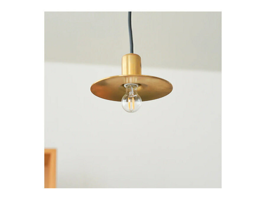 【 LED電球 付き 】1灯 ペンダントランプ KT brass - KT・ブラス -  真鍮 シェード 丸型 引っ掛けシーリング対応 取り付け簡単 天井照明 新築 リフォーム リノベーション 照明器 - 4