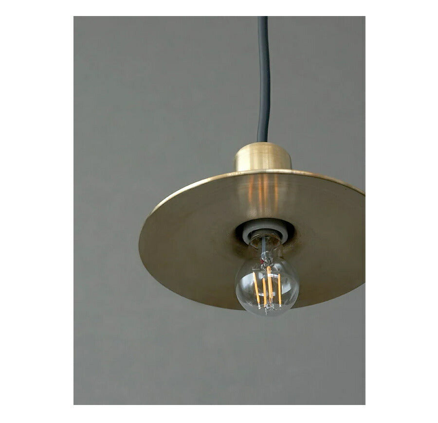 【 LED電球 付き 】1灯 ペンダントランプ KT brass - KT・ブラス -  真鍮 シェード 丸型 引っ掛けシーリング対応 取り付け簡単 天井照明 新築 リフォーム リノベーション 照明器 - 5