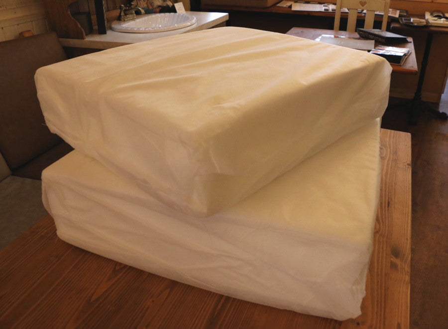 【背/座セット】クッション単品 ベンチソファ用 専用替えクッション単品 ソファベンチ イス カントリー家具 ナチュラル家具 替えカバー 洗い替え用 交換 チャック リビング セット ナチュラル カント - 3