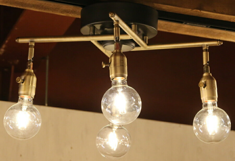 【選べるLED電球付き】4灯 ペンダントランプ ライト peche  - ペシュ -  天井照明 引掛けシーリング リビング ダイニング 廊下 玄関 店舗 インテリア ワイヤー シーリングランプ シー - 2