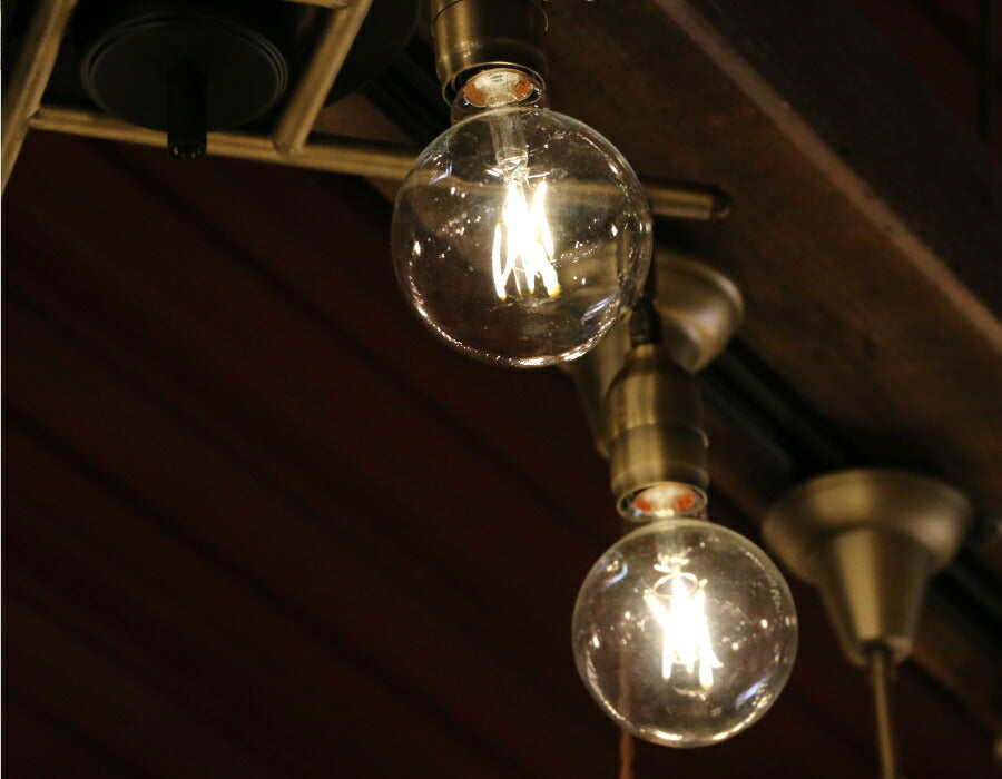【選べるLED電球付き】4灯 ペンダントランプ ライト peche  - ペシュ -  天井照明 引掛けシーリング リビング ダイニング 廊下 玄関 店舗 インテリア ワイヤー シーリングランプ シー - 3