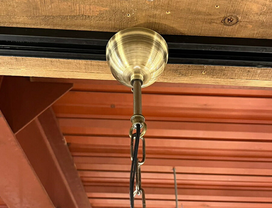 【 アウトレット 】 照明 ペンダント ランプ ミルクガラス シェード ガラス フリル シェル HS204 LED　電球球付き 新築 リフォーム リノベーション フレンチ カントリー ナチュラル ホワ - 7