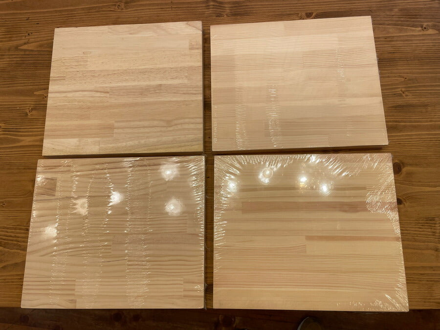 アウトレット　4枚セット パイン材　木材　材料　棚板　無垢材　トレー DIY - 2