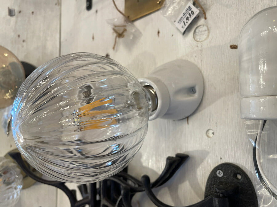 アウトレット【LED電球付き】ブラケット ウォールライト ランプ 間接 照明 壁 真鍮　陶器　リビング 廊下 洗面所 店舗 インテリア　ホテルライク　アメリカン　西海岸　西海岸風　ヴィンテージ アンテ - 2