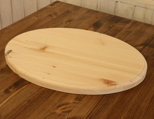パイン材【 オーバル 型 ボード 】端材 DIY 木材 材料 大工 集成材 カントリー家具 北欧 塗装 加工 高品質  無垢 横ハギ 横はぎ トレイ まな板　カッティングボード ウッドトレイ - 2