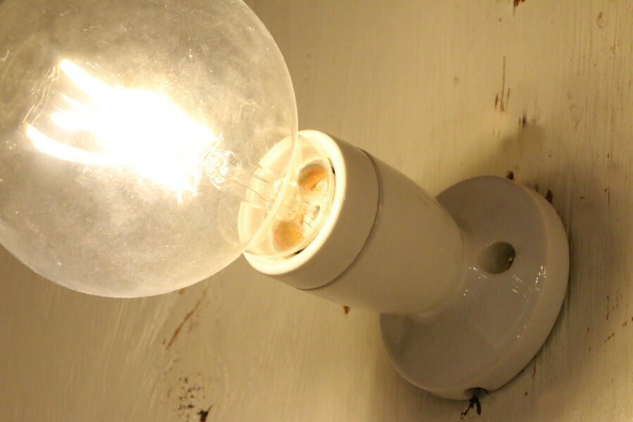 【LED付き】ニューヨーク - Pottery ポタリー - 陶器製 ブラケット ライト インダストリアル アンティーク風 LED付き LED電球 おしゃれ 電気 間接照明 ベッドルーム リビング 照 - 9