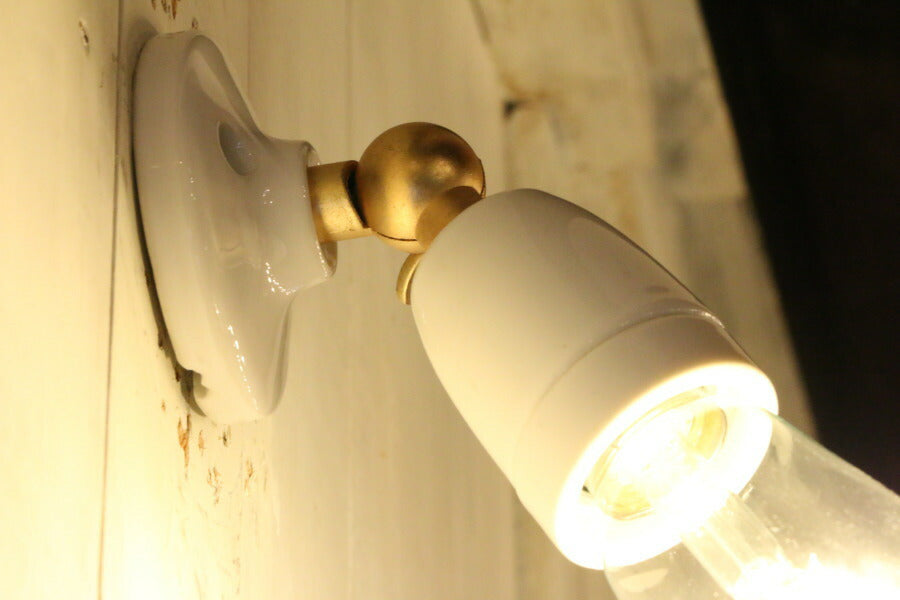 【LED付き】ニューヨーク - Pottery ポタリー - 陶器製 ブラケット ライト インダストリアル アンティーク風 LED付き LED電球 おしゃれ 電気 間接照明 ベッドルーム リビング 照 - 3