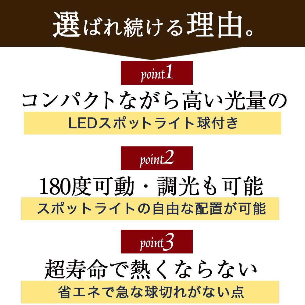【LEDビーム球付き】スポットライト DR-SP10 ダクトレール用 ペンダントランプ ライト 天井照明 シーリングライト 天井照明 ライティングレール 簡単取り付け - 4