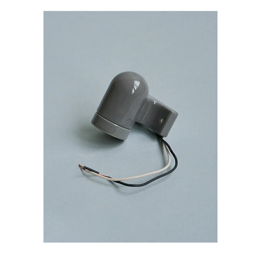 【 LED電球 付き 】セラミック ソケット - ストレート - ウォールランプ 間接 照明 壁 陶器 リビング 廊下 洗面所 店舗 インテリア　ホテルライク　アメリカン　ヴィンテージ アンティーク  - 8