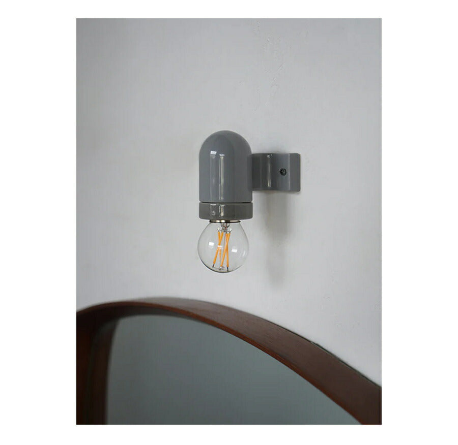 【 LED電球 付き 】セラミック ソケット - ストレート - ウォールランプ 間接 照明 壁 陶器 リビング 廊下 洗面所 店舗 インテリア　ホテルライク　アメリカン　ヴィンテージ アンティーク  - 9