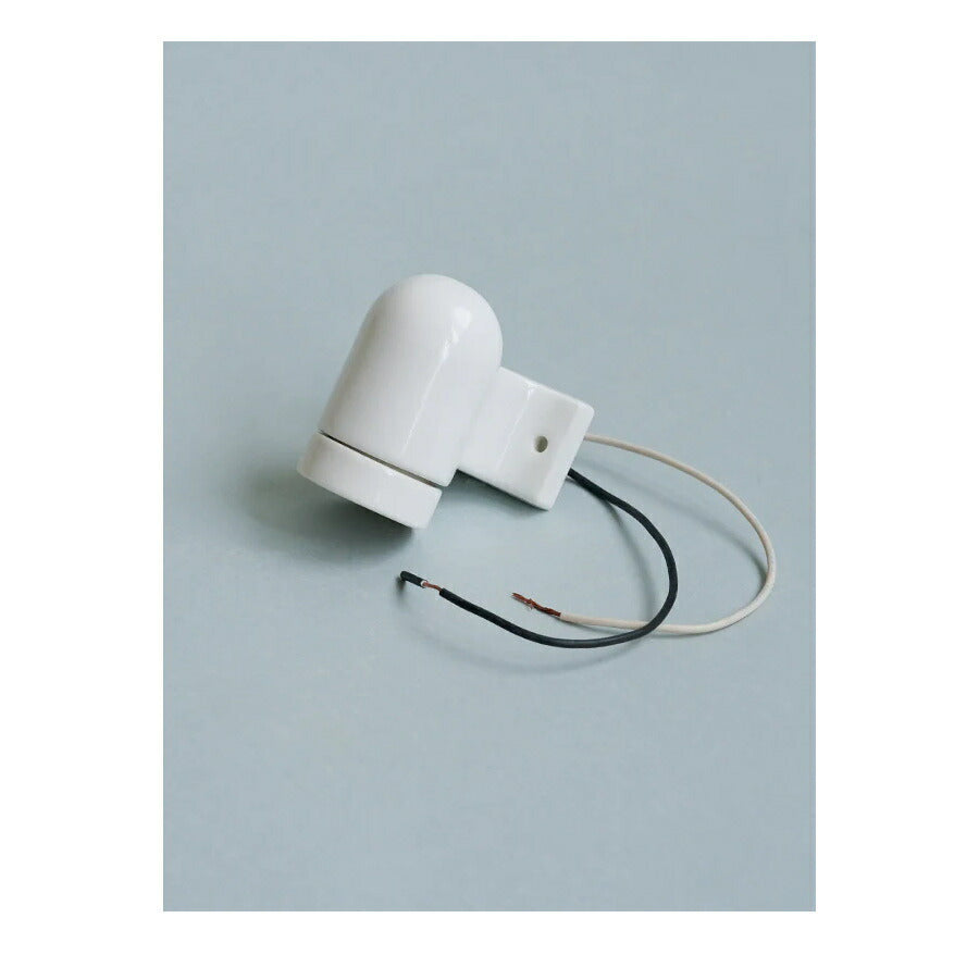 【 LED電球 付き 】セラミック ソケット - ストレート - ウォールランプ 間接 照明 壁 陶器 リビング 廊下 洗面所 店舗 インテリア　ホテルライク　アメリカン　ヴィンテージ アンティーク  - 7