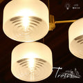 【LED電球付き】Trois・3灯ペンダントランプ(トロワ・3灯ペンダントランプ）ペンダントライト 照明 LED電球 おしゃれ リビング用 北欧 和室 ダイニング用 食卓用 アンティーク LED 玄関 4灯 フロスト ガラス お洒落 新築 