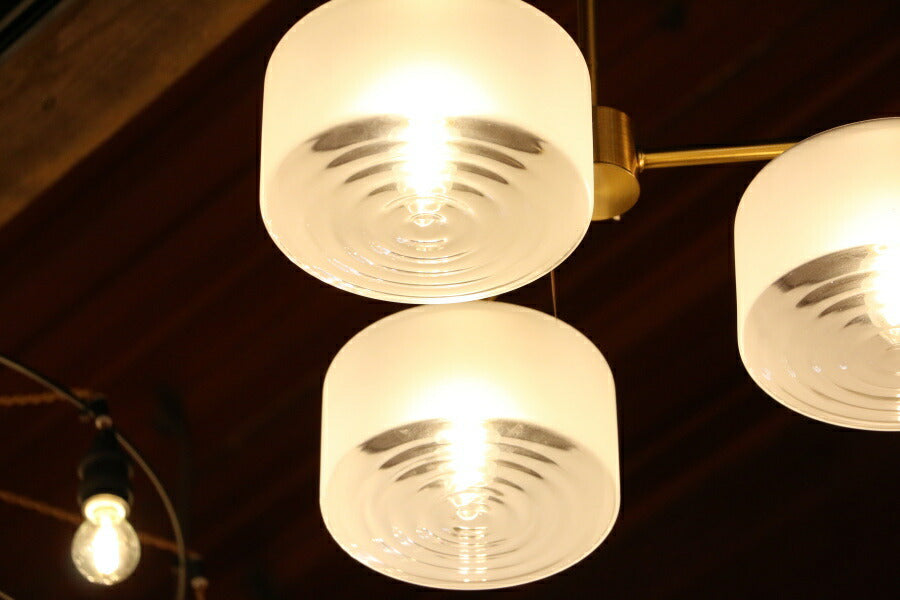 【LED電球付き】Trois・3灯ペンダントランプ(トロワ・3灯ペンダントランプ）ペンダントライト 照明 LED電球 おしゃれ リビング用 北欧 和室 ダイニング用 食卓用 アンティーク LED 玄関 - 3