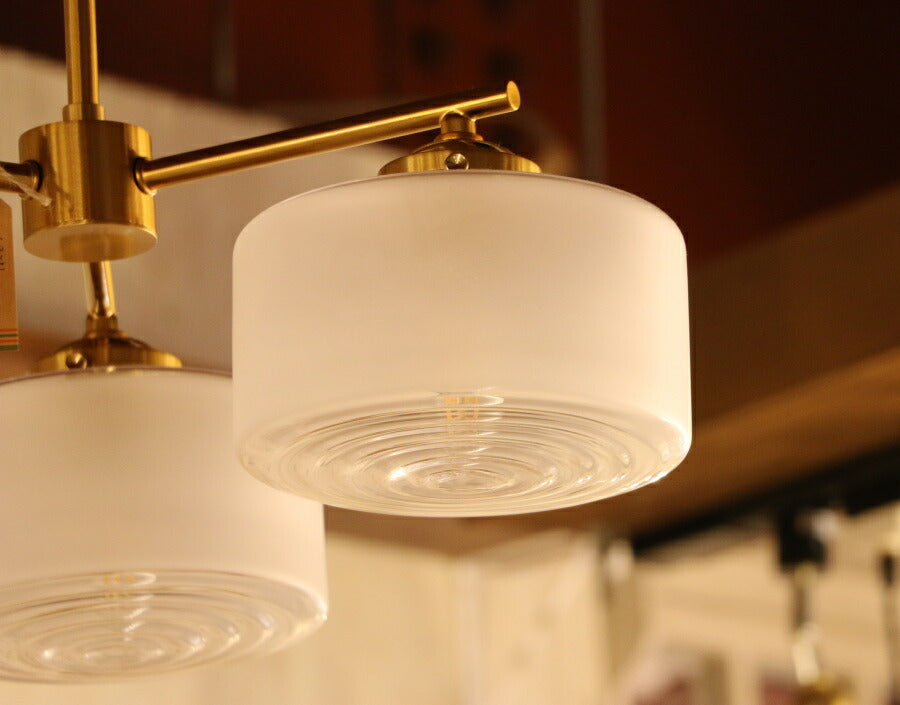 【LED電球付き】Trois・3灯ペンダントランプ(トロワ・3灯ペンダントランプ）ペンダントライト 照明 LED電球 おしゃれ リビング用 北欧 和室 ダイニング用 食卓用 アンティーク LED 玄関 - 4