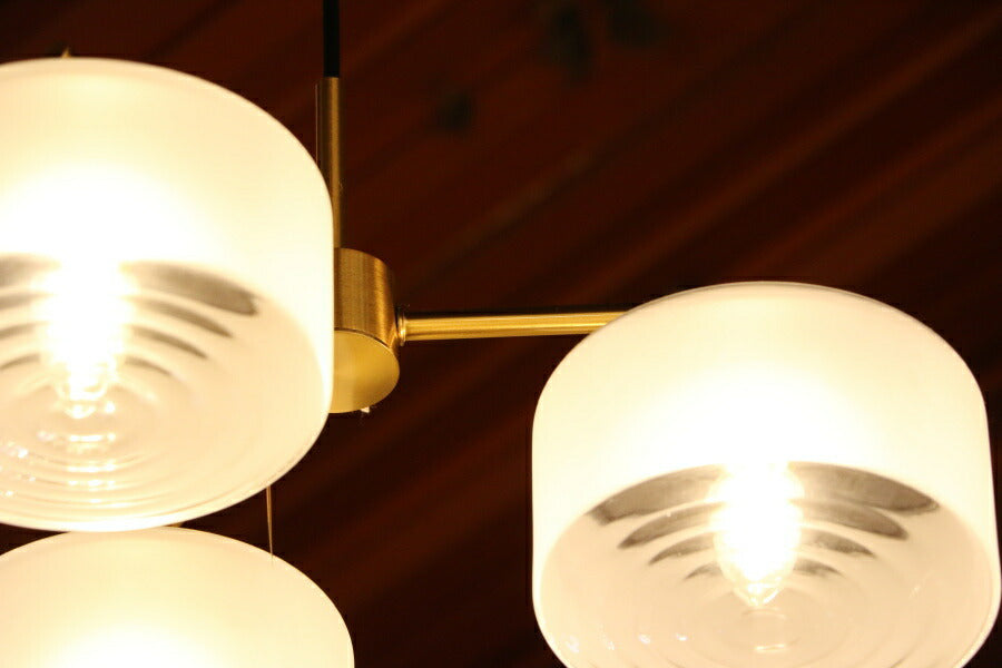 【LED電球付き】Trois・3灯ペンダントランプ(トロワ・3灯ペンダントランプ）ペンダントライト 照明 LED電球 おしゃれ リビング用 北欧 和室 ダイニング用 食卓用 アンティーク LED 玄関 - 5