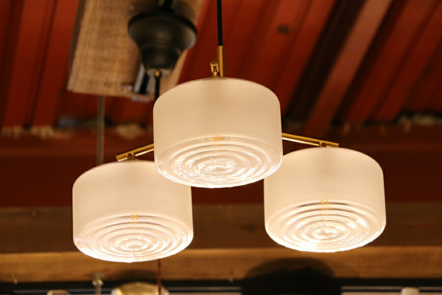 【LED電球付き】Trois・3灯ペンダントランプ(トロワ・3灯ペンダントランプ）ペンダントライト 照明 LED電球 おしゃれ リビング用 北欧 和室 ダイニング用 食卓用 アンティーク LED 玄関 - 7