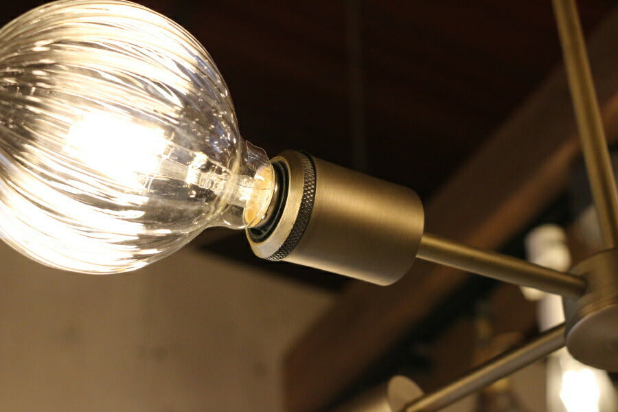 【選べる LED 付き】5灯 ペンダントランプ Victoire - ヴィクトワール - 天井照明 引掛けシーリング リビング ダイニング 廊下 玄関 店舗 インテリア ワイヤー インダストリアル ヴ - 8