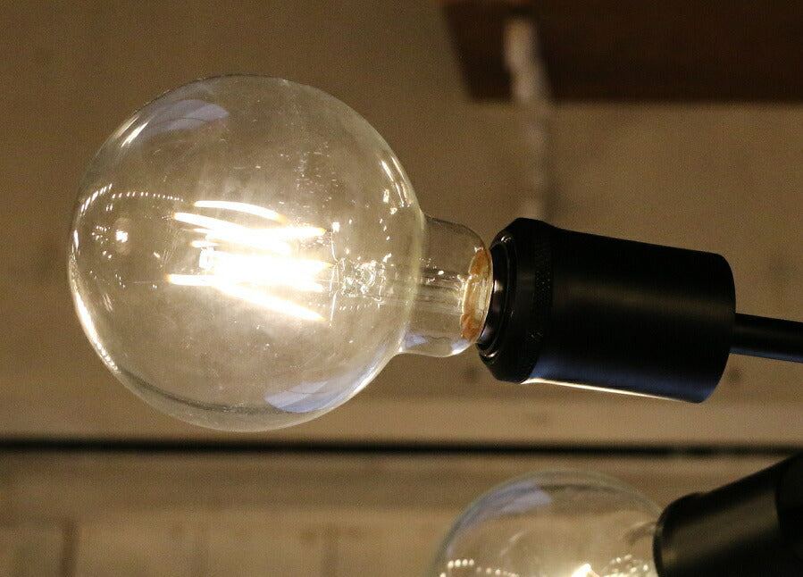 【選べる LED 付き】5灯 ペンダントランプ Victoire - ヴィクトワール - 天井照明 引掛けシーリング リビング ダイニング 廊下 玄関 店舗 インテリア ワイヤー インダストリアル ヴ - 12