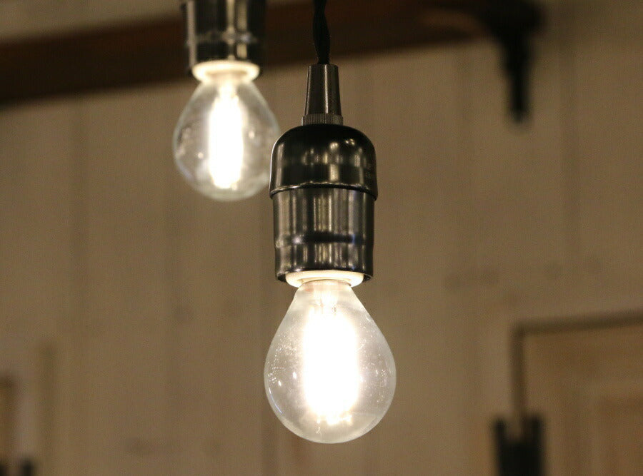 【丸型 シャンデリア型 LED付き】ペンダントランプ ライト 天井照明 引掛けシーリング リビング ダイニング 廊下 玄関 店舗 インテリア ワイヤー インダストリアル ヴィンテージ アンティーク ブ - 4